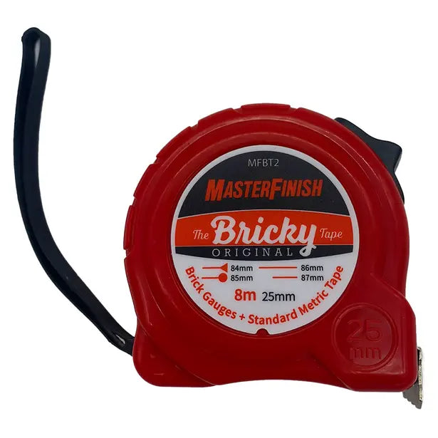 MasterFinish 8m x 25mm The Bricky / Bricklaying Tape