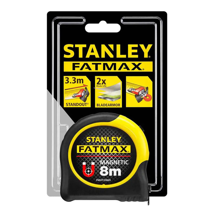 Stanley FATMAX 8m Metric Magnetic Tape FMHT33869