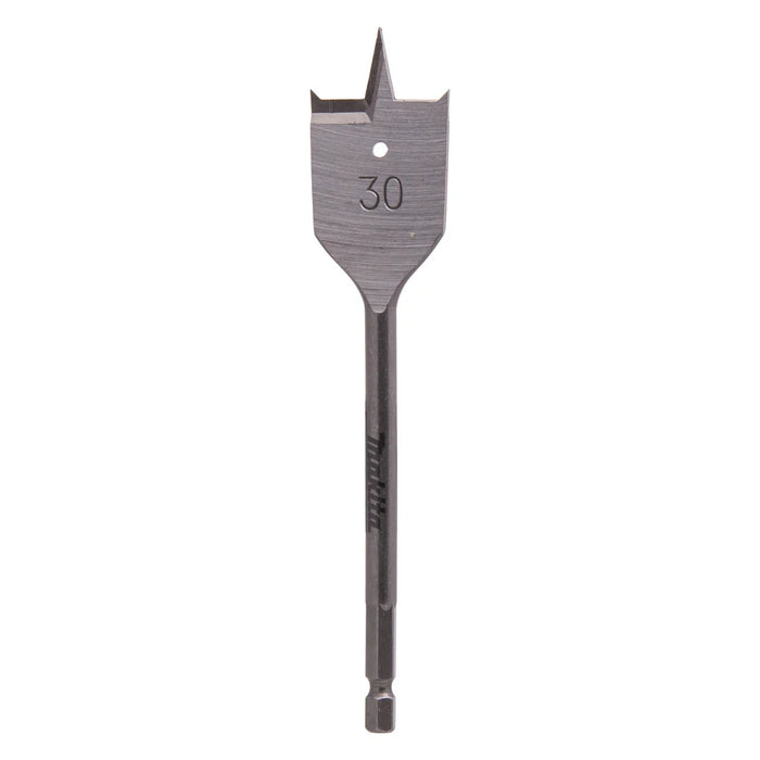 Makita E-17310 30mm x 150mm 1/4" Hex Flat Wood Spade Bit