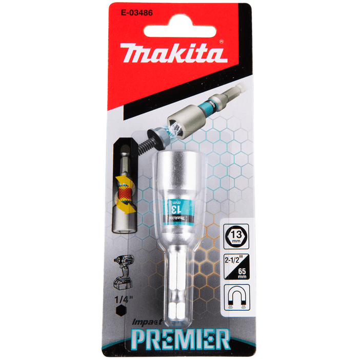 Makita 13mm x 65mm Nut Setter Bit - E-03486