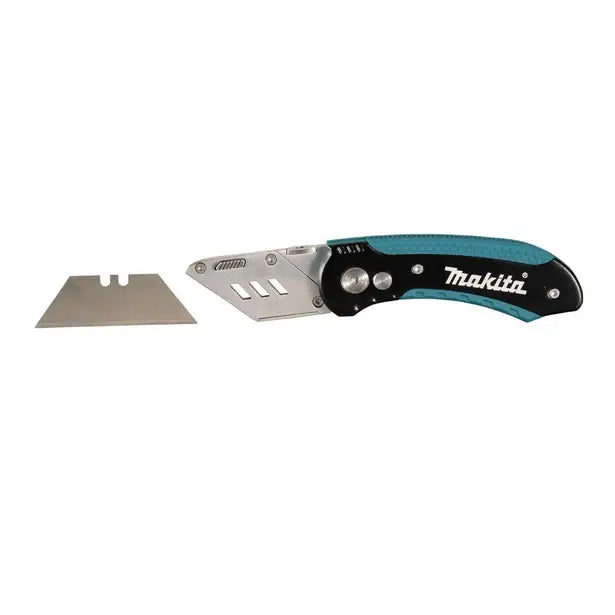 MAKITA FOLDING UTILITY KNIFE WITH 10 BLADES E-10908