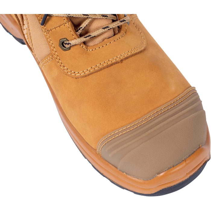 OX Nubuck Zipper Work Safety Boot