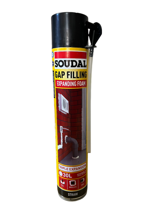 Soudal Straw Expanding Foam Champagne 750ml 128378