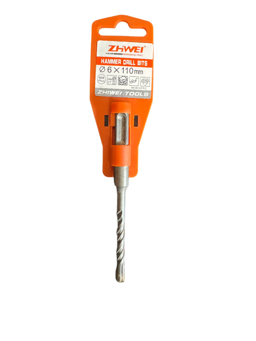 ZHWEI SDS Plus Hammer Drill Bit (6mm x 110mm)