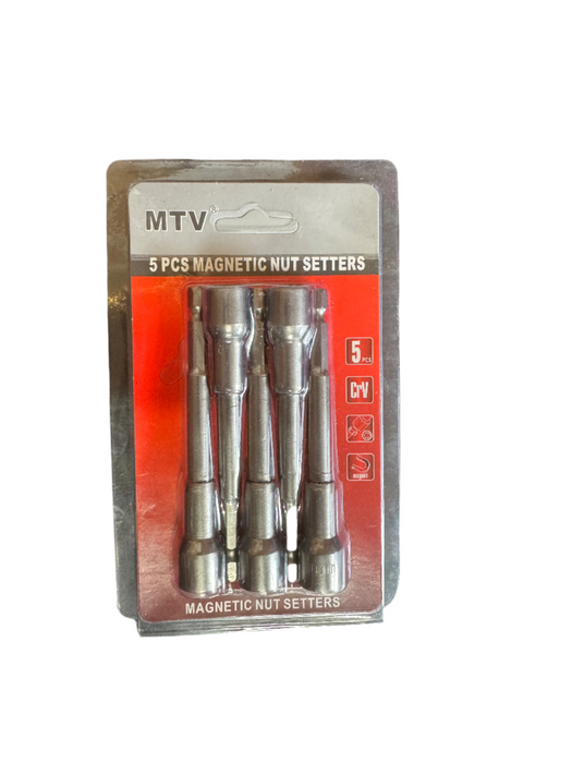 MTV Magnetic Nut Setters 5pcs 8mm