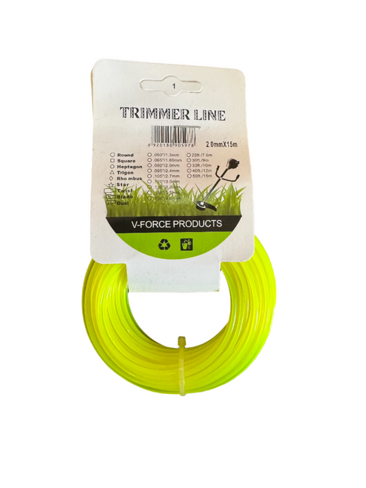 V-FORCE Yellow Round Trimmer Line 2.0mm x 15m