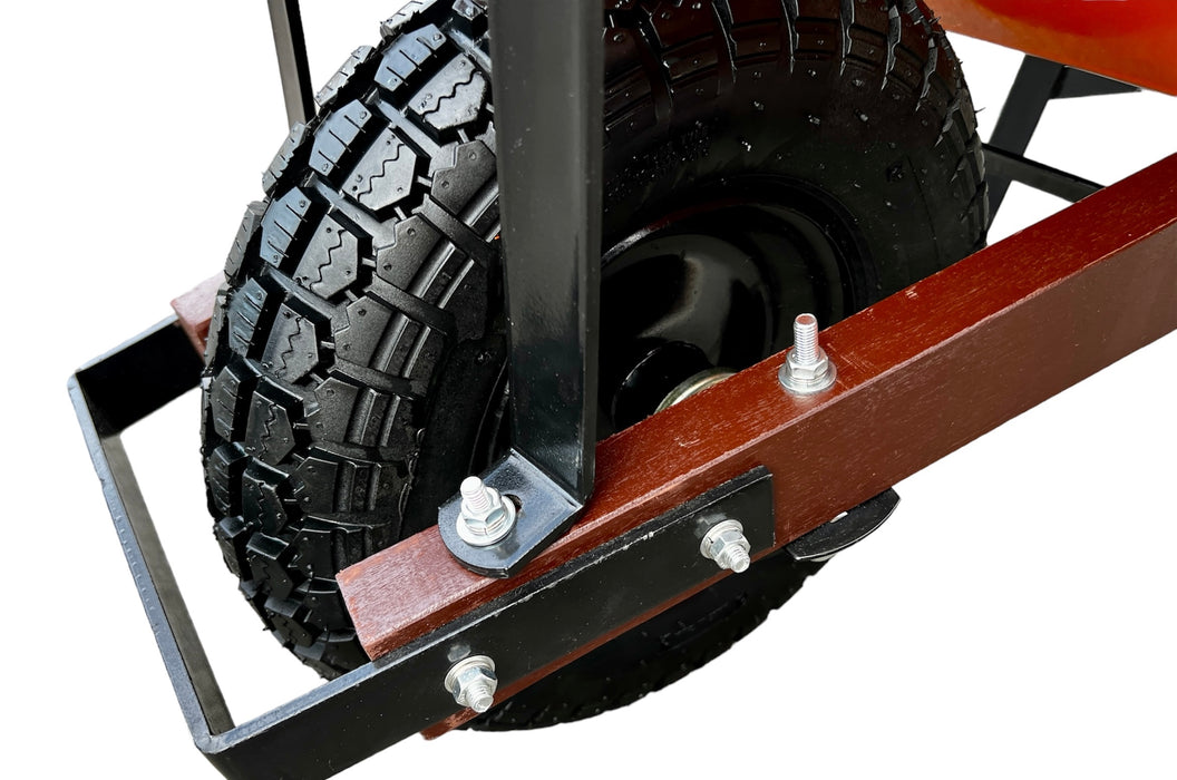 SYDNEY-MIX 100L Heavy-Duty Builders Wheelbarrow - Pneumatic Wheel