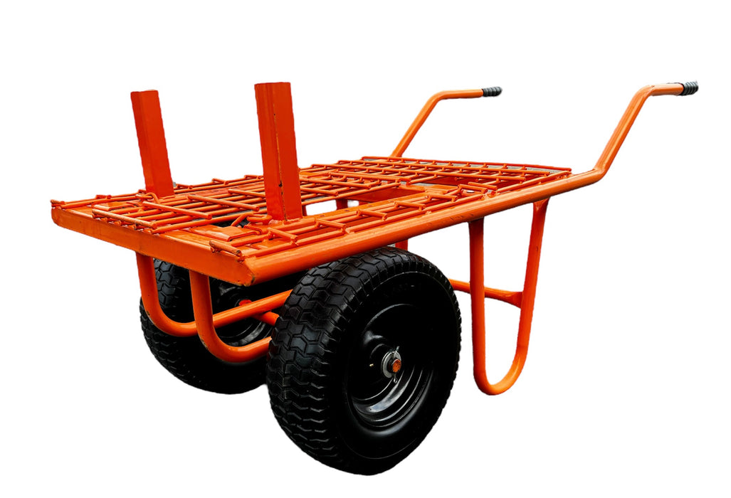 SYDNEY-MIX Brick Buggy – Straight Handle (Flat-Free/Solid Wheel)