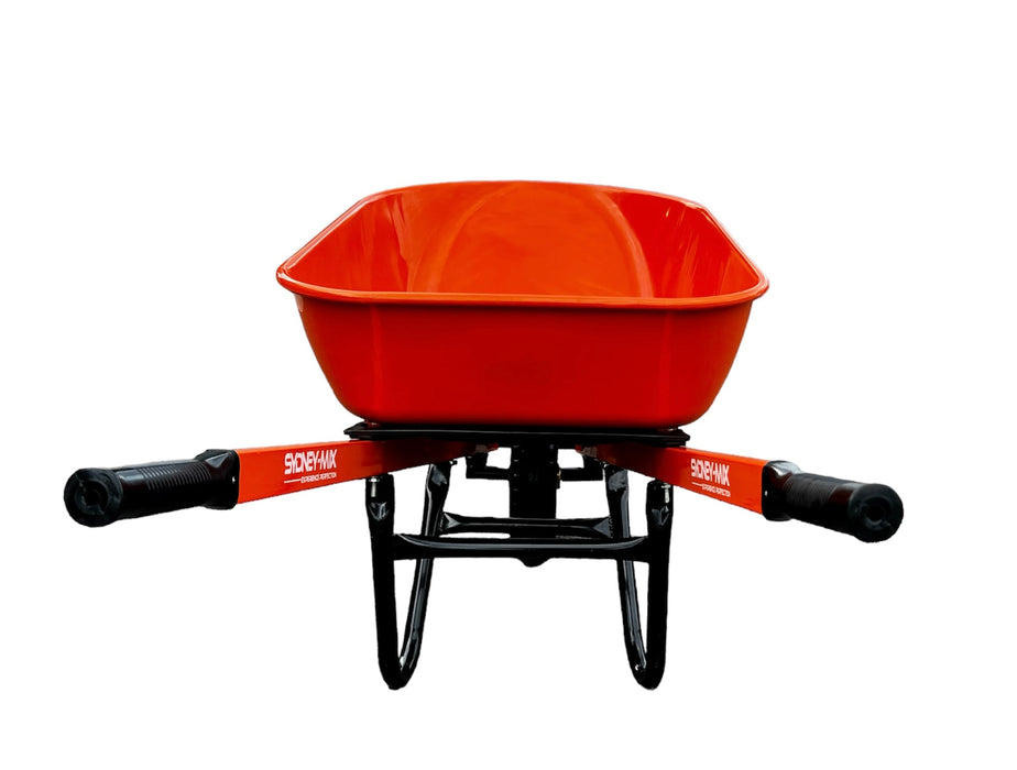 SYDNEY-MIX 100L Light-Duty Builders Wheelbarrow - Flat-free/Solid Wheel