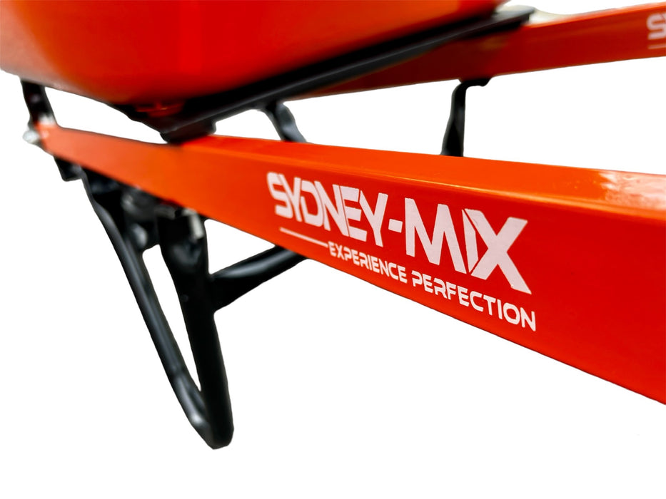 SYDNEY-MIX 100L Light-Duty Builders Wheelbarrow - Flat-free/Solid Wheel