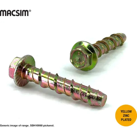 Macsim 5MM x 50MM MACSIM HEX SCREWBOLT