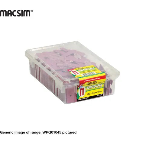 Macsim 1.0 x 75mm Red Window Packer