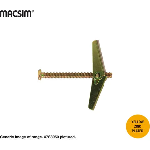 Macsim 3mm x 75mm Spring Toggle