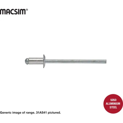 Macsim 3.2 x 6.4 A/S RIVET - PACK 500