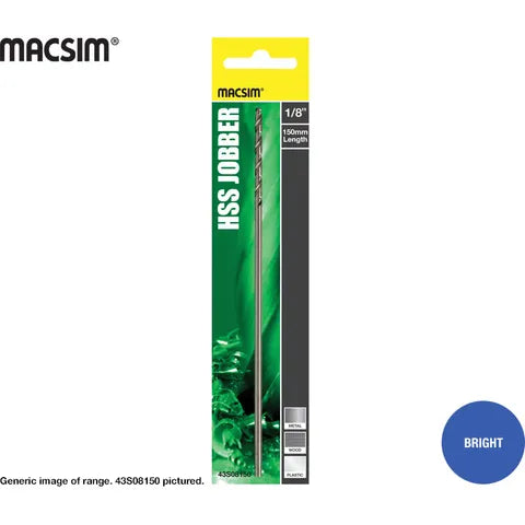 Macsim 5/32 x 6 H.S.S. HANG PACK