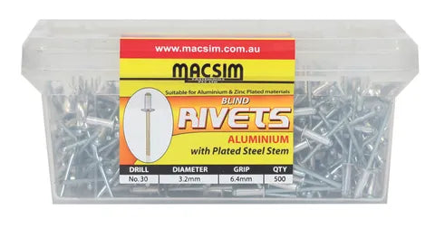 Macsim 3.2 x 1.6 A/S RIVET - PACK 500