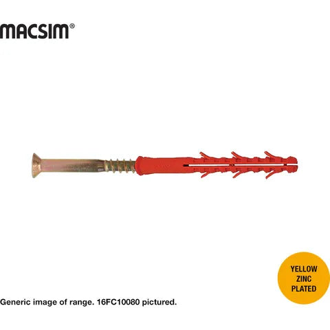 Macsim 10mm X 100mm FRAME ANCHOR CSK.HD