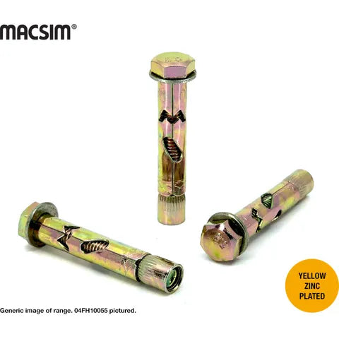 Macsim 10mm x 100mm FLUSH HD MASONBOLT