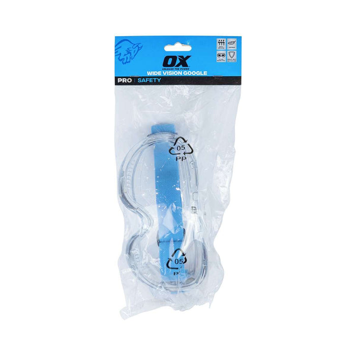 OX Wide Vision Goggle - Direct Ventilation