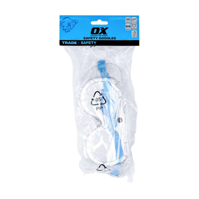 OX Safety Goggles - Direct Ventilation